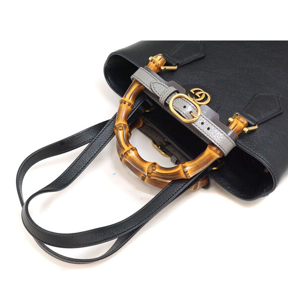 Gucci Diana Tote Bag Black - Picture 8 of 9